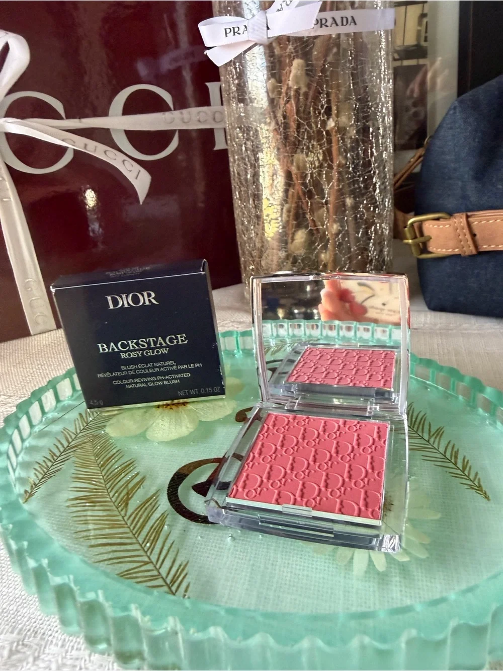Dior Pink Pressed Blush Compact in Candy